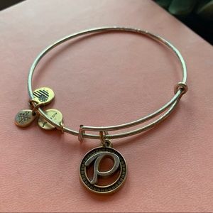 Alex and Ani Letter “P” Bracelet